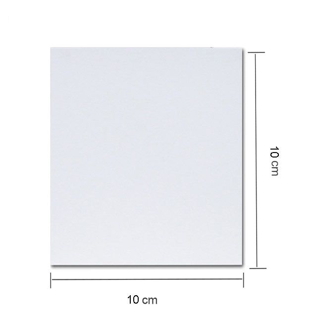 Pack of 4 Stretched Canvases for Painting 7x9.4in Primed White 100