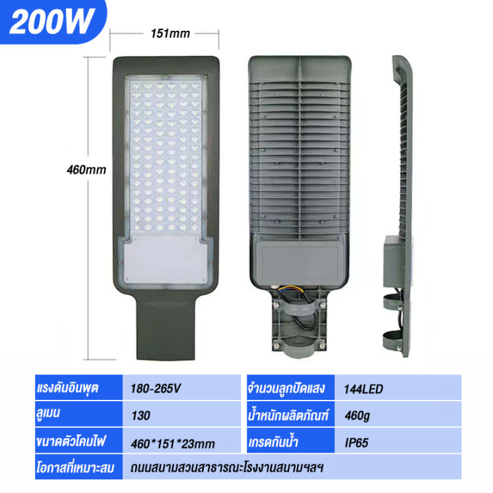 ไฟถนนบางพิเศษ-สปอตไลท์-ไฟled-ไฟถนน-ไฟส่องแสงสว่าง-220v-ใช้ไฟบ้าน-100w-400w-spotlight-ไฟสปอตไลท์กลางแจ้ง-กันน้ำ-กันฝุ่น-ไฟติดผนังสำหรับทางเดินในสวน