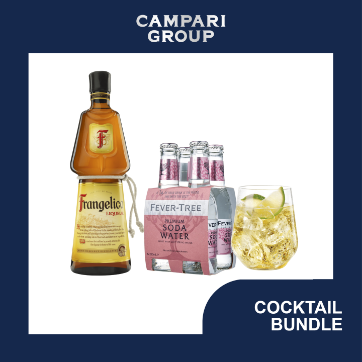 Frangelico Hazelnut Liqueur 700ml and Soda Water 4x200ml Lazada PH