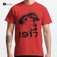 【ใหม่】 Lenin 1917เสื้อยืดคลาสสิกเสื้อยืด