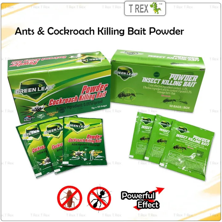 Green Leaf Ants & Cockroach Killing Bait Powder 5g / Ants Killing