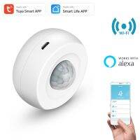 Tuya USB Powered PIR Motion Sensor Detector 360° Detection WIFI Movement Sensor Smart Life APP Home Security Alexa Routine Set