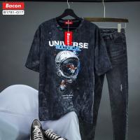 เสื้อยืดแฟชั่น ฟอกสี Universe Biological