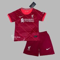 ชุดกีฬาฟุตบอลเด็ก 2021-22 Liverpool Home ชุดเด็ก (เสื้อ กางเกง) สินค้าเกรด AAA ผ้านิ่มใส่สบายรับประกันคุณภาพ