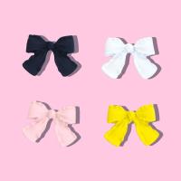 CHARRISSA ภาษาฝรั่งเศส อารมณ์ Frosted Bowknot อุปกรณ์ทำเล็บ ตกแต่งเล็บ DIY เครื่องประดับเล็บโบว์ เครื่องประดับเล็บ