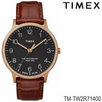 Timex TW2R71400 นาฬิกาข้อมือผู้ชาย สายหนัง สีน้ำตาล