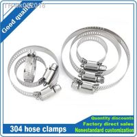 ✜✹❀ 3pcs 304 Stainless Steel Hose Clamp Adjustable 6-12-27-63mm Hose Clip Set for Water Pipe Plumbing Joinery Clamps Welding Tools