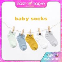 【hot sale】 ◆ C10 ??READY STOCK?? Baby Socks 5 Pairs Stokin Baby Comfortable Cotton Socks Baby Socks Boy Girl Newborn Baby Socks Ice Silk