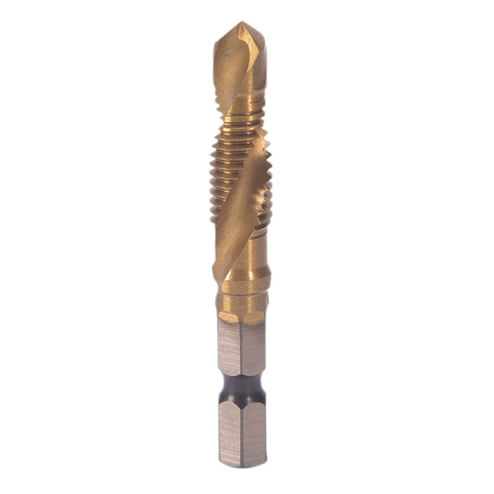 lowest-price-mh-m3-m10-hex-shank-titanium-plated-hss-สกรูมือเกลียว-metric-tap-drill-bits