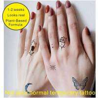 CWP  GZ241 Hand Semi Permanent Long Lasting Genipin Ink Fake Tattoos For Hand And Body Stickers