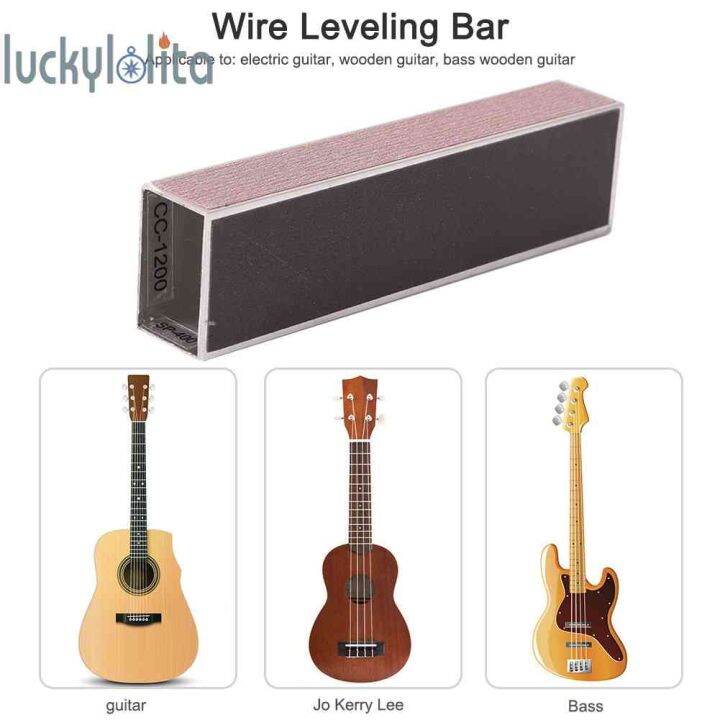 Guitar Sanding Leveling Bar Sandpaper Fret Leveling File Bass Luthier