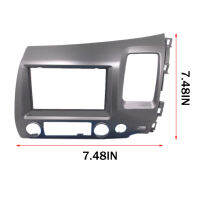 7 DOUBLE Din รถ Dashboard Trim สำหรับ Honda Civic RHD 2007-2011 Fascia Facia แผงด้านหน้า Dash Kit สเตอริโอ Mount ชุด