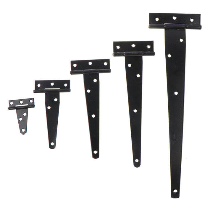 uni-fun-black-paint-t-shape-triangle-hinge-cabinet-shed-wooden-door-gate-hinges-hardware