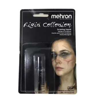 Mehron Makeup Rigid Collodion with Brush for Special Effects, Halloween,  Movies (.125 oz)