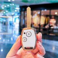 hot【DT】 2/3 Buttons Tpu Car Cover for CIVIC JAZZ CR-V Freed StepWGN Keychain