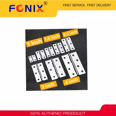 [พร้อมสต็อก] FONIX 2ชิ้นสแตนเลสบานพับตู้ประตู1.5นิ้ว2.5นิ้ว3นิ้ว4นิ้วหน้าต่างบานพับกล่องไม้บานพับมินิ