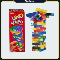 UNO STACKO The Stacking Block Game Mini Board Game