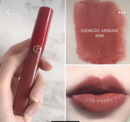 HCM]Son kem Giorgio Armani Lip Maestro Liquid Lipstick 200 (chuẩn auth) sản  phẩm tốt chất lượng cao đảm bảo sản phẩm nhận được cam kết như hình |  