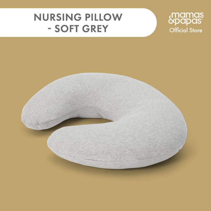 Mamas and Papas Nursing Pillow Soft Grey Lazada PH