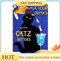 Catz Bitter Metal Signage ครัวผนังโล่บาร์ที่กำหนดเองดีบุกป้ายโปสเตอร์ 20 * 30 ซม