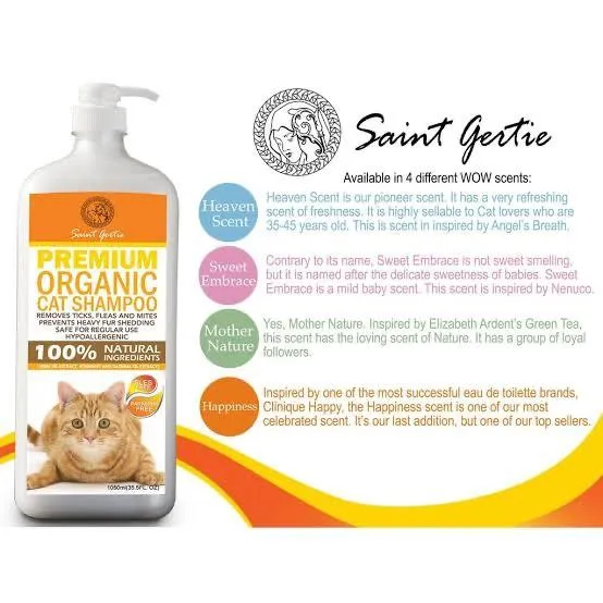 Saint Gertie Premium Organic Cat Shampoo dog shampoo philippines