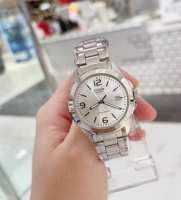 Win Watch Shop Casio รุ่น MTP-1215A-7ADF นาฬิกาข้อมือผู้ชาย สายแสตนเลส - มั่นใจ ของแท้100% ประกันศูนย์ CMG 1 ปี (ส่งฟรี มีชำระเงินปลายทาง)