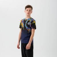 T-SHIRT - BOYS NAVY MABLE FADE CREST