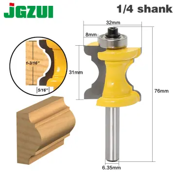 1 PC 12mm 1/2 Shank Bullnose Half Round Bit Endmill Router Bits Wood 2