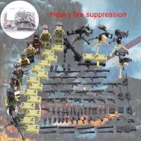 Mini Military Special Forces Soldiers Bricks Figures s Weapons Compatible Armed SWAT Building Blocks Kids Toys