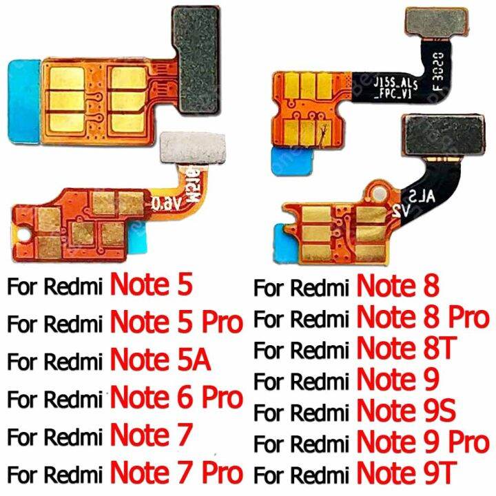 Flash Light Proximity Sensor For Xiaomi Redmi Note 7 8 8T 9 Pro 9S 9T 5