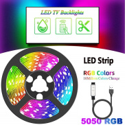 Đèn SMD5050 Dải LED RGB Bộ Điều Khiển USB Không Thấm Nước Đèn Đổi Màu Với