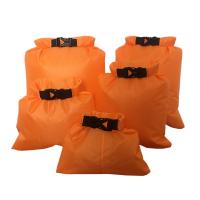 5 Pcs A Set Outdoor Swimming Waterproof Bag Camping Rafting Storage Dry Bag With Adjustable Strap Hook