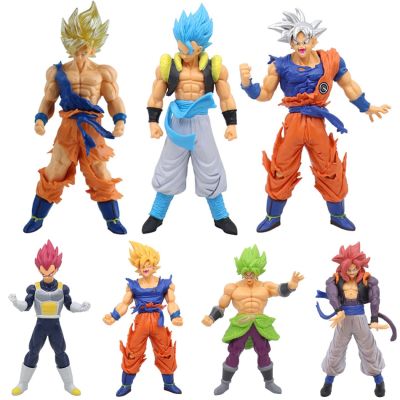 Dragon Ball Z Super Saiyan Anime Figurine Model GK Rose Goku Action Figure DBZ Gohan Figures Vegeta Statue Collection Toy Figma