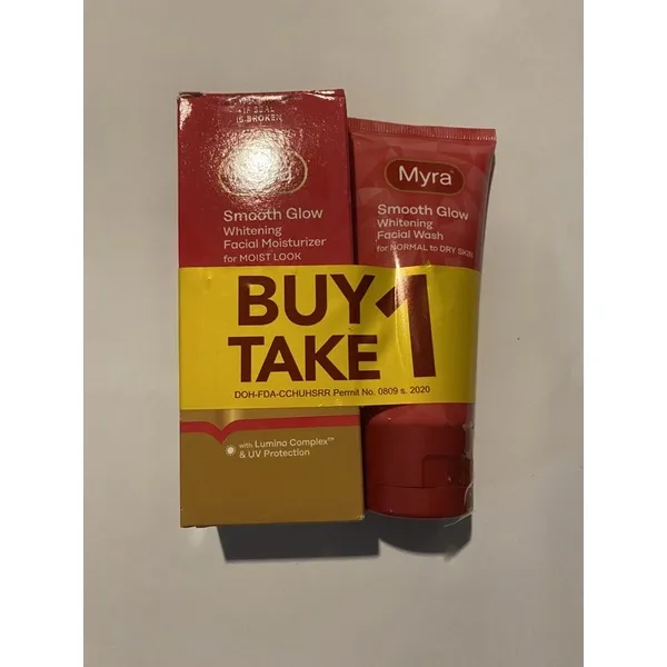 myra E Fresh glow facial moisturizer 40ml + myra e facial wash 50ml