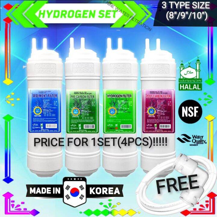 Korea Water Filter 10" Hydrogen Anti Oxidant Cartridge Water Dispenser