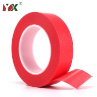 YX Red Heat Resistant Masking Tape Wrinkle Adhesive Tape High Temperature Shelter Automotive Spray Paint Baking Paint Tape 33 M Adhesives  Tape