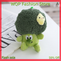 WQP Fashion Store พวงกุญแจตุ๊กตาผักการ์ตูน Jewerry,พวงกุญแจปุกปุยน่ารักสำหรับกระเป๋าพวงกุญแจตุ๊กตาบรอกโคลีสีเขียวสำหรับผู้หญิงพวงกุญแจตุ๊กตา