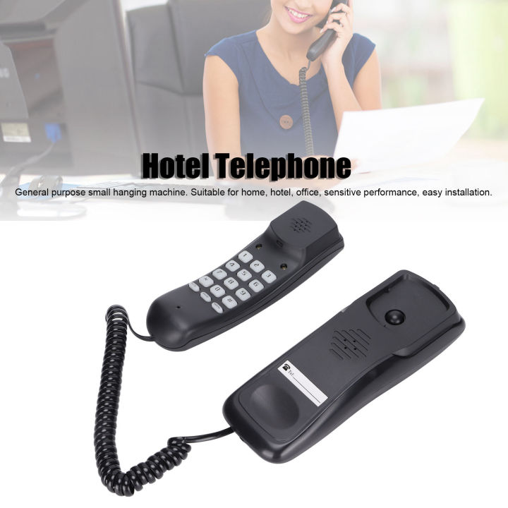 โทรศัพท์โรงแรมอเนกประสงค์โทรศัพท์ผนังมีสายสำหรับใช้ในสำนักงานโรงแรมงานฝีมือชั้นดี