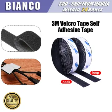 3M Velcro Tape Self Adhesive Glue Hook & Loop Tape Fastener
