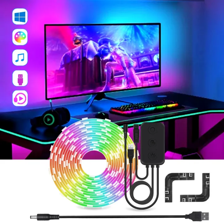 led strip that responds to colors on the monitor