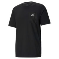 PUMA PRIME/SELECT - เสื้อยืด Classics มีกระเป๋า สีดำ - APP - 53263601