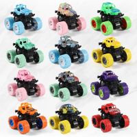 Ready Stock Cross-border inertial four-wheel drive off-road vehicle model car drop-resistant toy car police car motorcycle children boy street stall toys