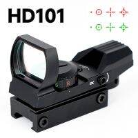 HD101 Red Dot Adjustable Shooting Aiming Optical Instrument Reflection Tactical Red Green Point Aiming Telescope