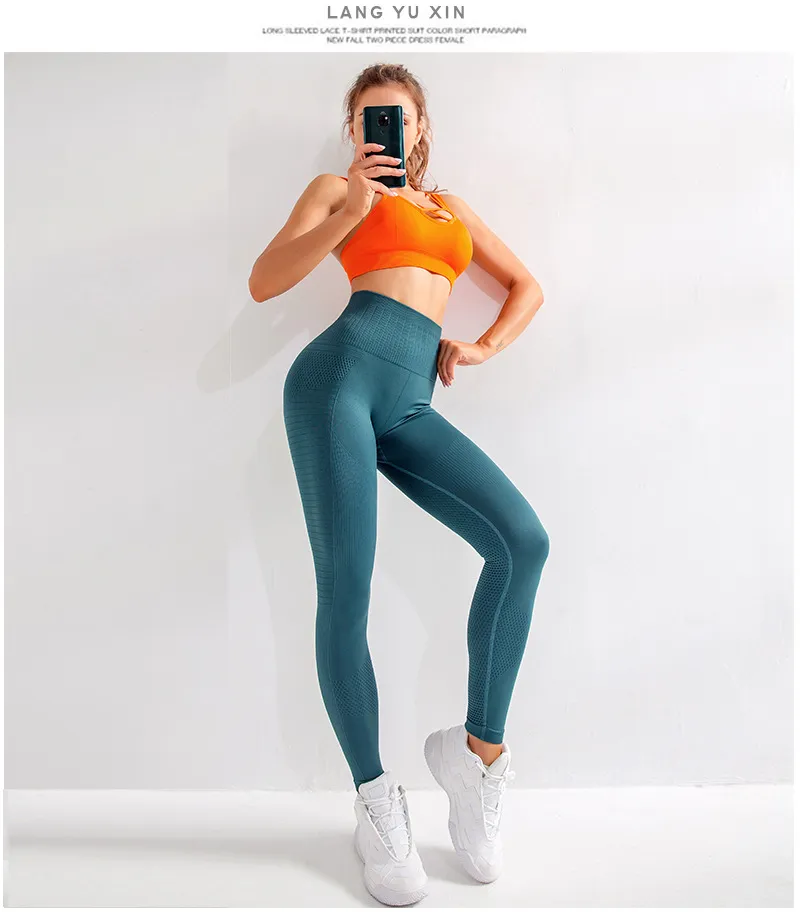 LANTECH Women Fitness Legging Seamless Energy Gymwear Workout