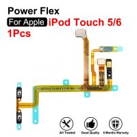 1Pcs สําหรับ Apple iPod Touch 5 6 5th 6th Flash Light พร้อมไมโครโฟนพร้อมเปิด / ปิดระดับเสียง Flex Cable อะไหล่ซ่อม