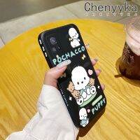 Chenyyka เคสสำหรับ Vivo S9 S9e ลายลูกสุนัข Pochacco บางสร้างสรรค์เคสโทรศัพท์ดีไซน์ใหม่ป้องกันขอบสี่เหลี่ยมอ่อนเคสปลอกซิลิโคนกันกระแทก