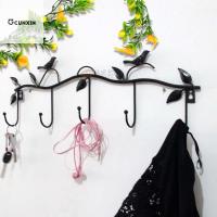 CUNXIN Retro Wrought iron Robe Home Hanger Bird shape Wall hook Wall decor Holder Coat hook