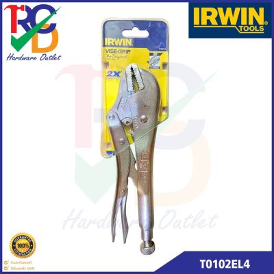 IRWIN คีมล็อค คีมล็อก ปากตรง 10 นิ้ว Vise Grip รุ่น 10R Mod.T0102EL4