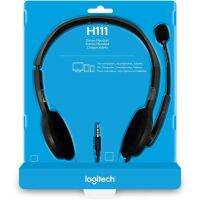 Logitech H111 STEREO HEADSET ชุดหูฟังพร้อมไมโครโฟน 3.5 มม. สำหรับ Gamer GAMING Music Calling