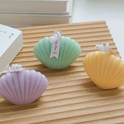 New Shell Candle Home Decoration Birthday Decoration Soy Wax Scented Candles Wedding Decoration Photography Props